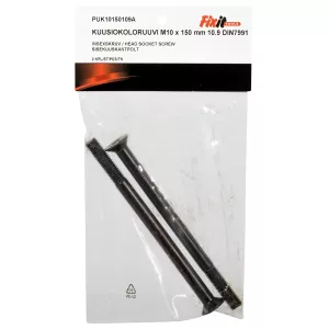 Insexskruv M10X150 2St Försänkt 10.9 Din7991