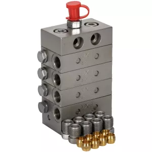 Central Smörjdelare 8 Utgångar