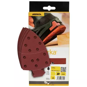 Slippapper Trekant 150Mm 13H Sort Röd 5St