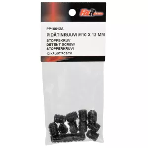 Stoppskruv M10X12 Din916 12St 45H Obelagd