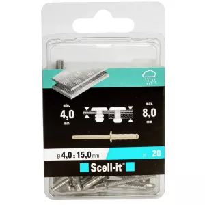 Blindnit 4X15Mm 20St Multi Utomhus Kullrigt 300Kg