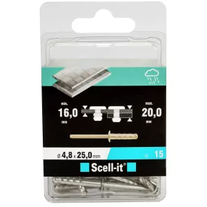 Blindnit 4,8X25Mm 15St Multi Utomhus Kullrigt 300K