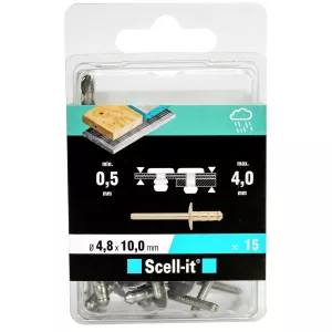 Blindnit 4,8X10Mm 15St Multi Utomhus Bred 300Kg