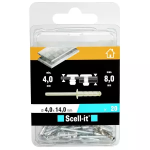 Blindnit 4X14Mm 20St Multi Inomhus Kullrigt 100Kg