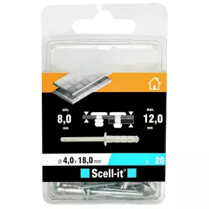 Blindnit 4X18Mm 20St Multi Inomhus Kullrigt 100Kg