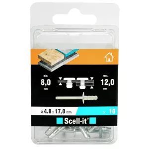 Blindnit 4,8X17Mm 10St Multi Inomhus  Bred 8-12Mm