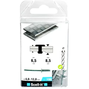 Blindnit 4X12Mm 100St Kullrigt