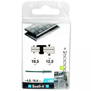 Blindnit 4X16Mm 100St Kullrigt