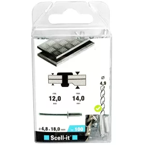 Blindnit 4,8X18Mm 100St Kullrigt