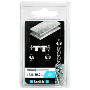 Blindnit 4,8X10Mm/50St Stål/Alu