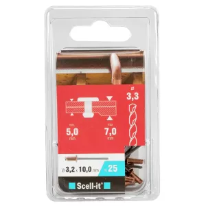 Blindnit 3,2X10Mm/25St Koppar