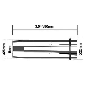 Gasmunstycke 18Mm 5St Parweld