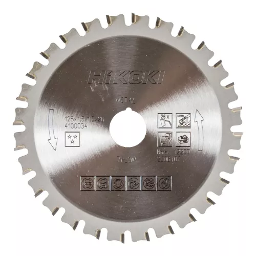 Cirkelsågklinga 125X20 28T Metal