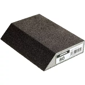 Slipsvamp 125X85X25Mm Vinklad P80