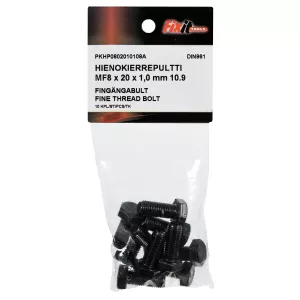 Bult M8X20X1,0 10.9 10St Fingänga Din961