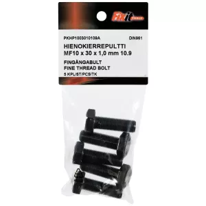 Bult M10X30X1,0 10.9 5St Fingänga Din961