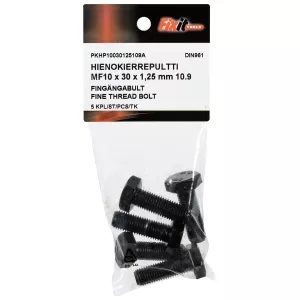 Bult M10X30X1,25 10.9 5St Fingänga Din961