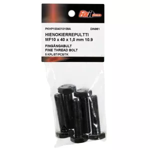Bult M10X40X1,0 10.9 5St Fingänga Din961