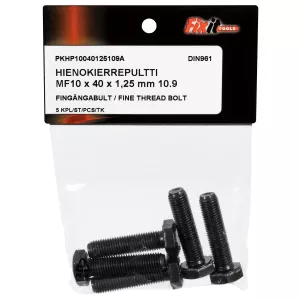 Bult M10X40X1,25 10.9 5St Fingänga Din961