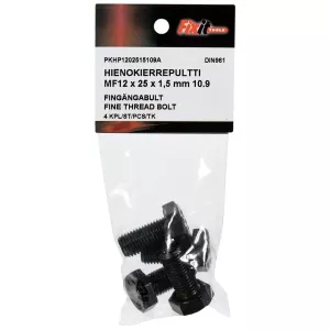 Bult M12X25X1,5 10.9 4St Fingänga Din961