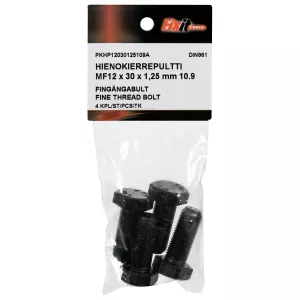 Bult M12X30X1,25 10.9 4St Fingänga Din961