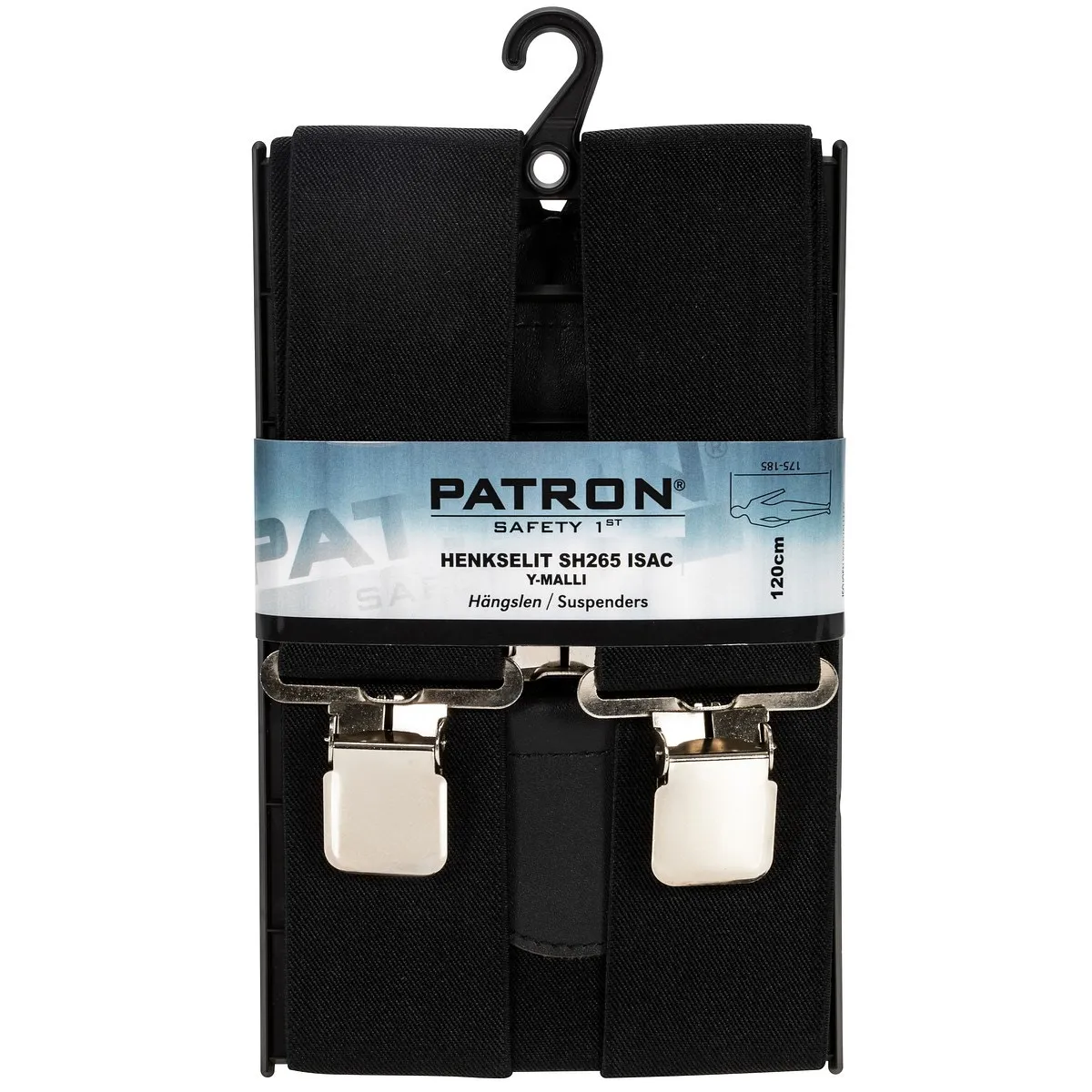 Hängslen 120Cm Isac Y-Form Svart