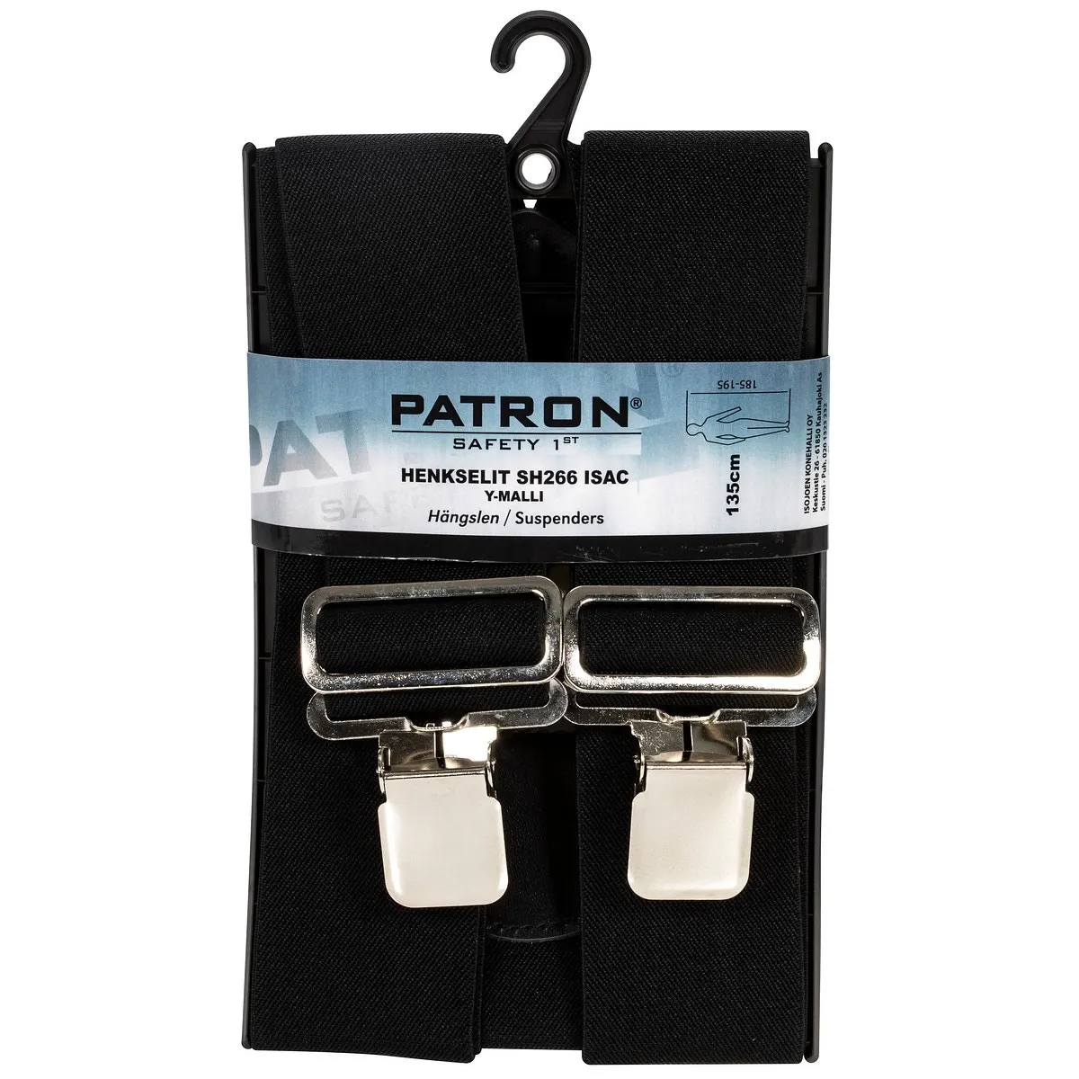 Hängslen 135Cm Isac Y-Form Svart