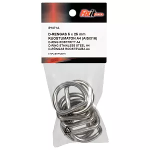 D-Ring 5X25Mm A4 8St