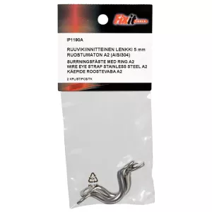 Surrningsfäste Med Ring 5Mm A2 2St