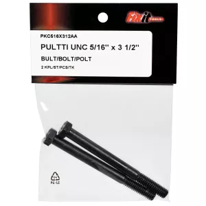 Bult Unc 5/16"X3 1/2" 2St Obelagd