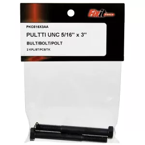 Bult Unc 5/16"X3" 2St Obelagd