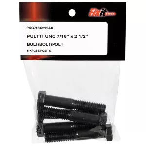 Bult Unc 7/16"X2 1/2" 5St Obelagd