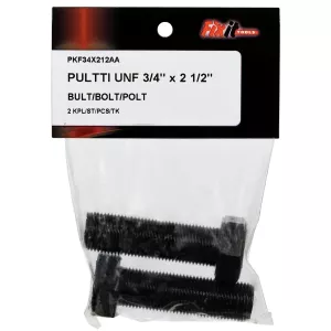 Bult Unf 3/4"X2 1/2" 2St Obelagd