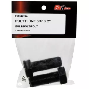 Bult Unf 3/4"X2" 2St Obelagd