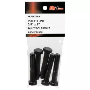 Bult Unf 3/8"X2" 5St Obelagd