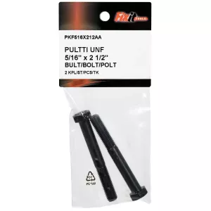Bult Unf 5/16"X2 1/2" 2St Obelagd