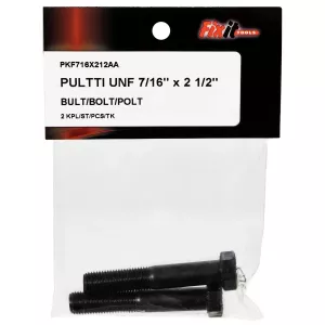 Bult Unf 7/16"X2 1/2" 2St Obelagd