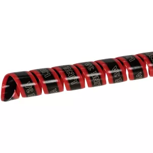 Markeringskydsspiral Line 2A+B Grön-Svart 1M 2St