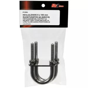 Förtöjningsbygel 8X100 A4 2St
