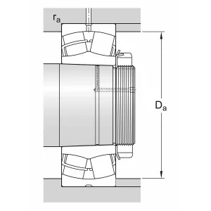 Sfäriskt Rullager 55X100X25 Konhål 1:12 Skf
