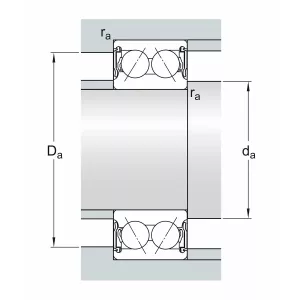 Vinkelkontaktkullager 30X62X23,8 Skf