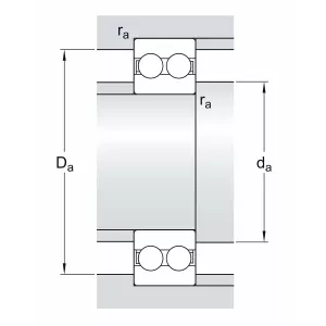 Spårkullager 40X80X23 Skf