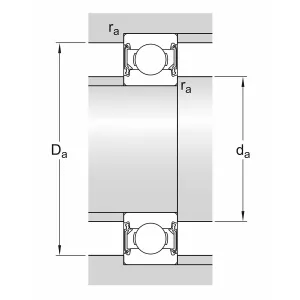 Spårkullager 20X42X12 Skf