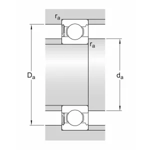 Spårkullager 40X80X18 Skf