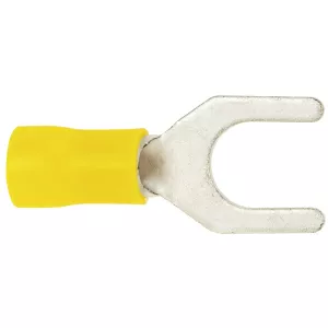 Gaffelkabelsko 6Mm Gul 10 St