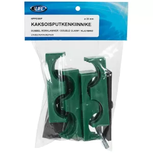 Rörklammer 38Mm Dubbel Klammer Packad 2 Par