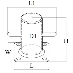 Bryggpollare 100Mm A4