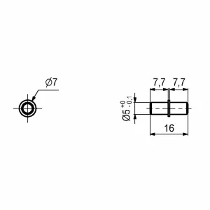 Hyll Krok 16X5X5Mm 12St Förzinkad
