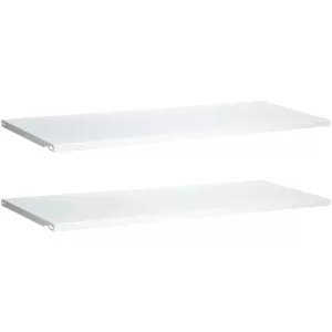Hylla Stål 800X300Mm 2St Vit