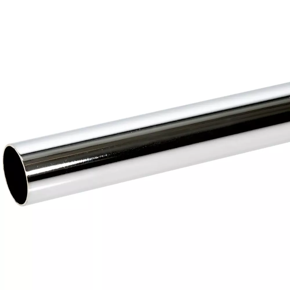 Klädstång 25X1,0Mm 2M Krom